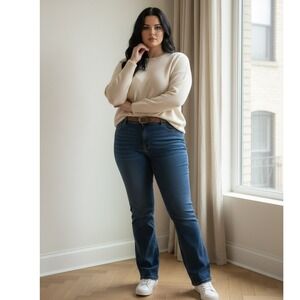 Riders By Lee Jeans Womens Plus 24 Blue Bootcut High Rise‎ Vintage NWT